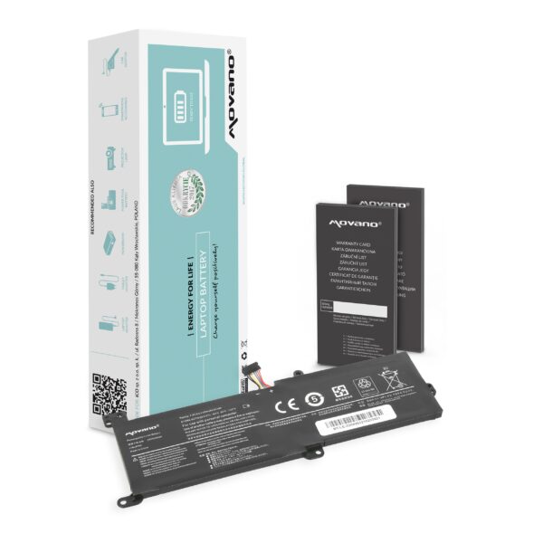 Bateria Movano para Portáteis Lenovo IdeaPad 130, 320, 330, 520, S145, Xiaoxin 5000, V14, V15 Series - 7.6V 4100mAh