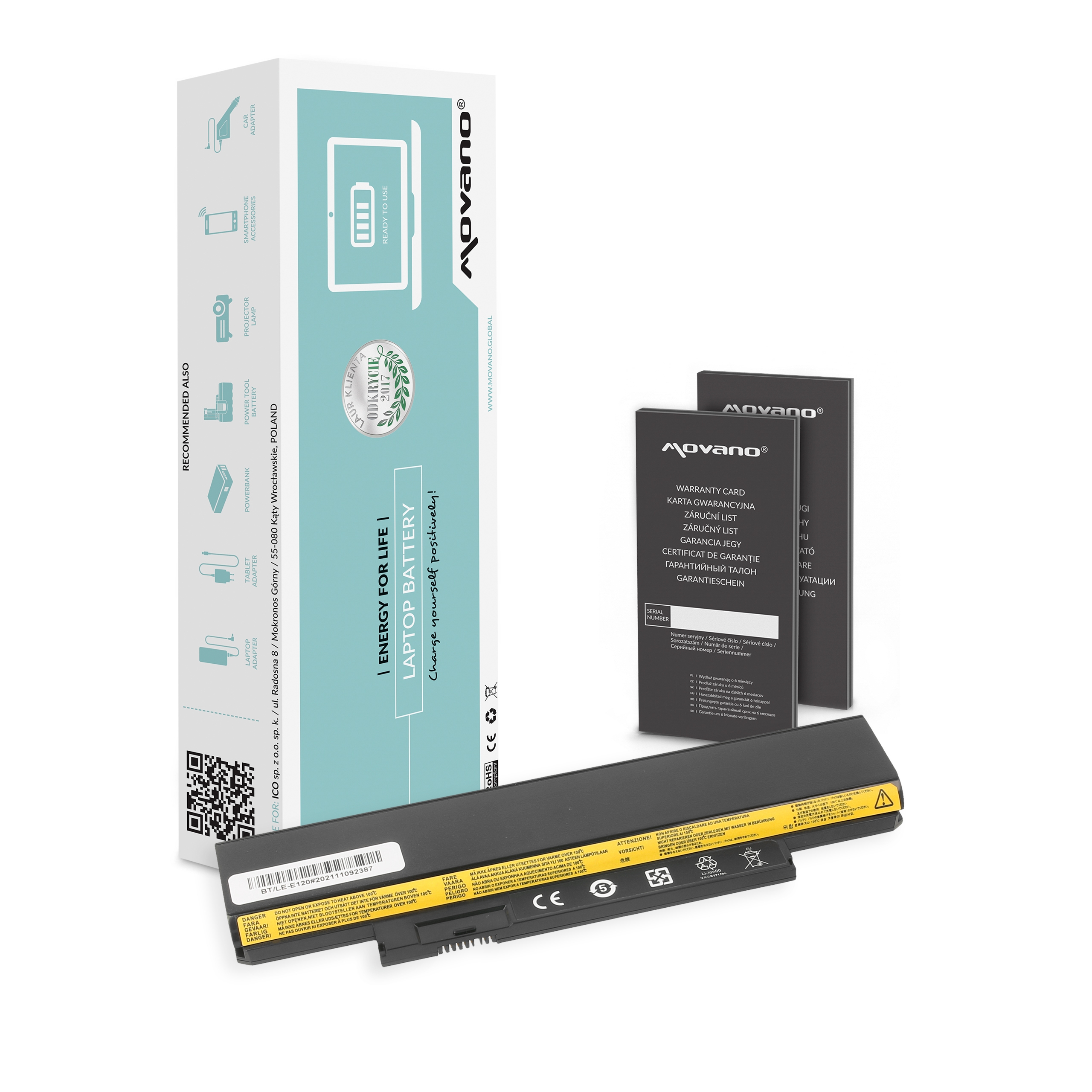 Bateria Movano para Lenovo ThinkPad Edge E120, X121E