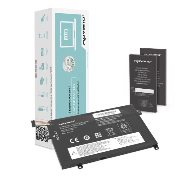 Bateria Movano para Portátil Lenovo ThinkPad E470, E475 Series - 10.95V 3650mAh