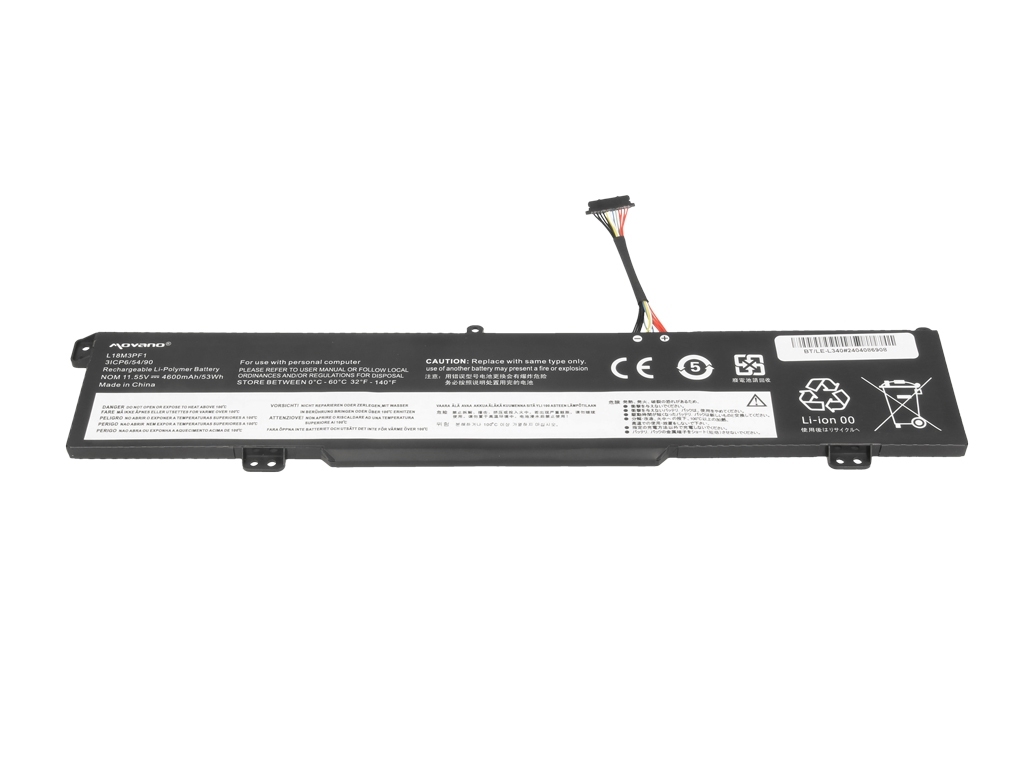 Bateria Movano L18M3PF1 para Portátil Lenovo IdeaPad L340-15IRH L340-17IRH Series - 11.55V 53Wh - Image 2