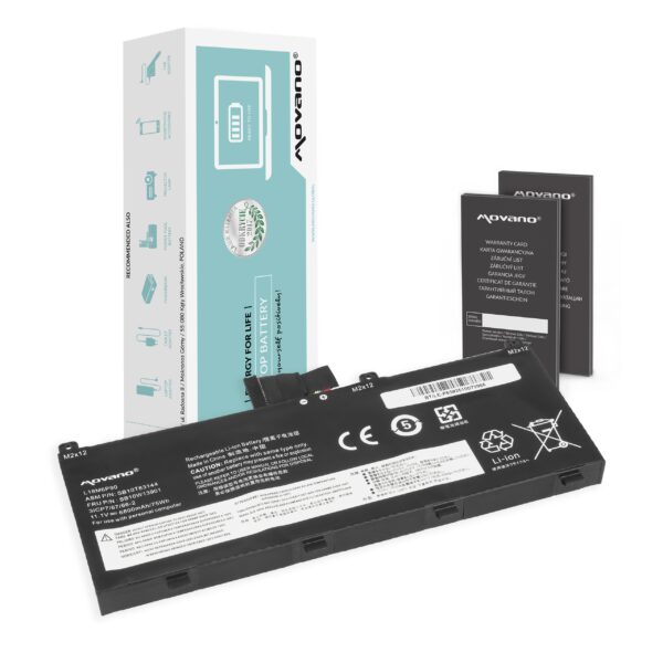 Bateria Movano 11.1V 6800mAh (75Wh) para Portátil Lenovo ThinkPad P53 - Referências 02DL028 L18C6P90