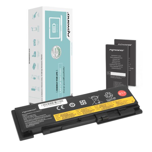 Bateria Movano para Portátil Lenovo ThinkPad T420s T430s - 11.1V 4400mAh
