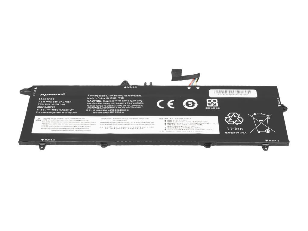 Bateria Movano para Lenovo ThinkPad T490s, T495s, T14s - Image 2