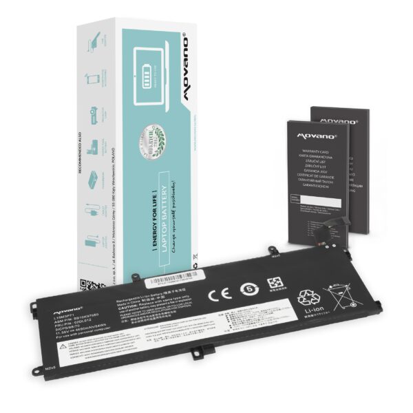 Bateria Movano para Portátil Lenovo ThinkPad T590, P15s, T15 Series - Substituição de Alta Qualidade