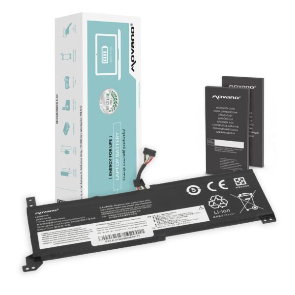 Bateria Movano 7.7V 4650mAh (36Wh) para Portátil Lenovo V14, V15, V17, IdeaPad 3 Series - L20M2PF0