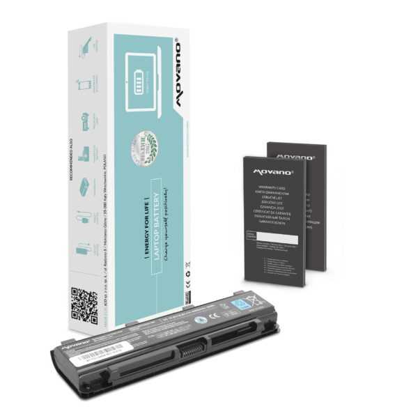 Bateria Movano 4400 mAh para Portáteis Toshiba Satellite C40, C50, C55, C70, C850, L800, S855 Series