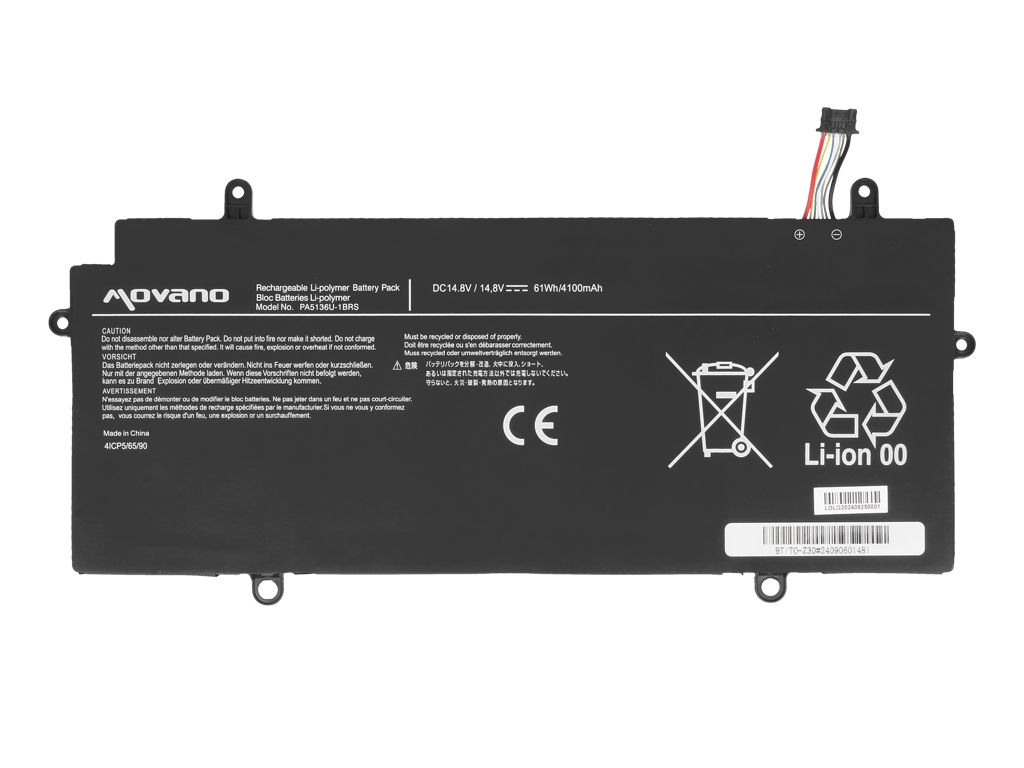 Bateria Movano para Toshiba Portege Z30, Z30-A, Z30-B (7 pinos) - Image 4