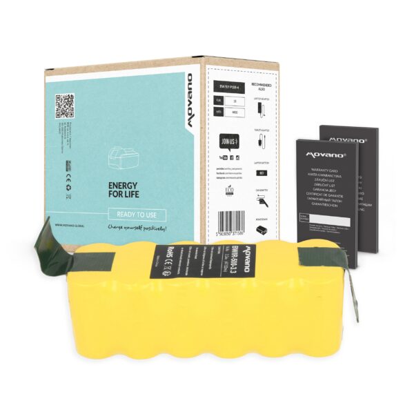Bateria Movano 14.4V 3300mAh para iRobot Roomba 560, 580, 770 e Compatíveis