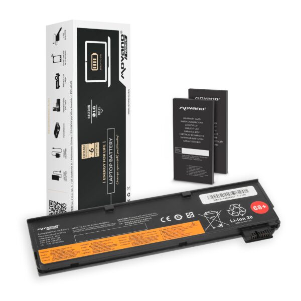 Bateria Movano Premium 5200mAh para Portáteis Lenovo ThinkPad T440, X240, T460, L450, L470 Series