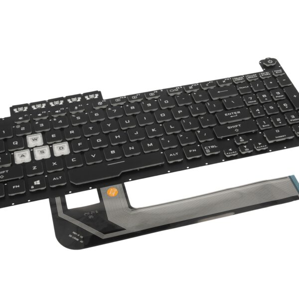 Teclado Portátil Asus TUF Gaming FX506L, FX706L - Numérico, Retroiluminado (QWERTY US)