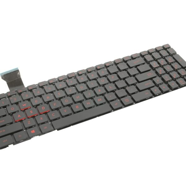 Teclado Retroiluminado QWERTY US para Portátil Asus ROG GL552, GL752, G771J Series - Movano