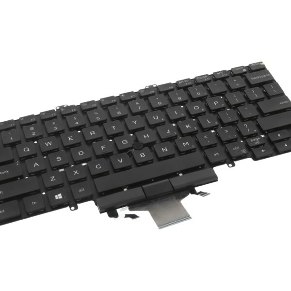 Teclado para Portátil Dell Latitude 5400, 5401, 5410, 5411, 7400, 7410 com Retroiluminação e Trackpoint - QWERTY US