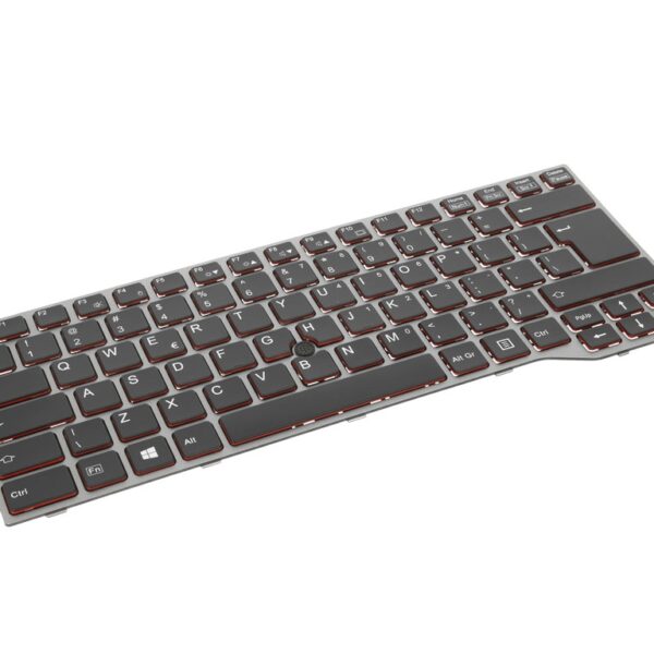 Teclado QWERTY US para Portátil Fujitsu Lifebook E544, E733, E734, E736, E743, E744, E746 Series - Sem Retroiluminação