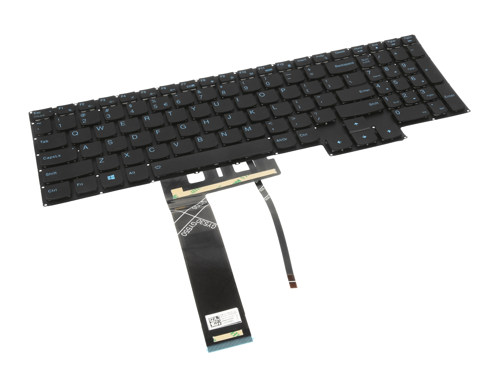 Teclado Portátil Movano QWERTY US Retroiluminado Azul para Lenovo IdeaPad Gaming 3 e Legion 5 Series