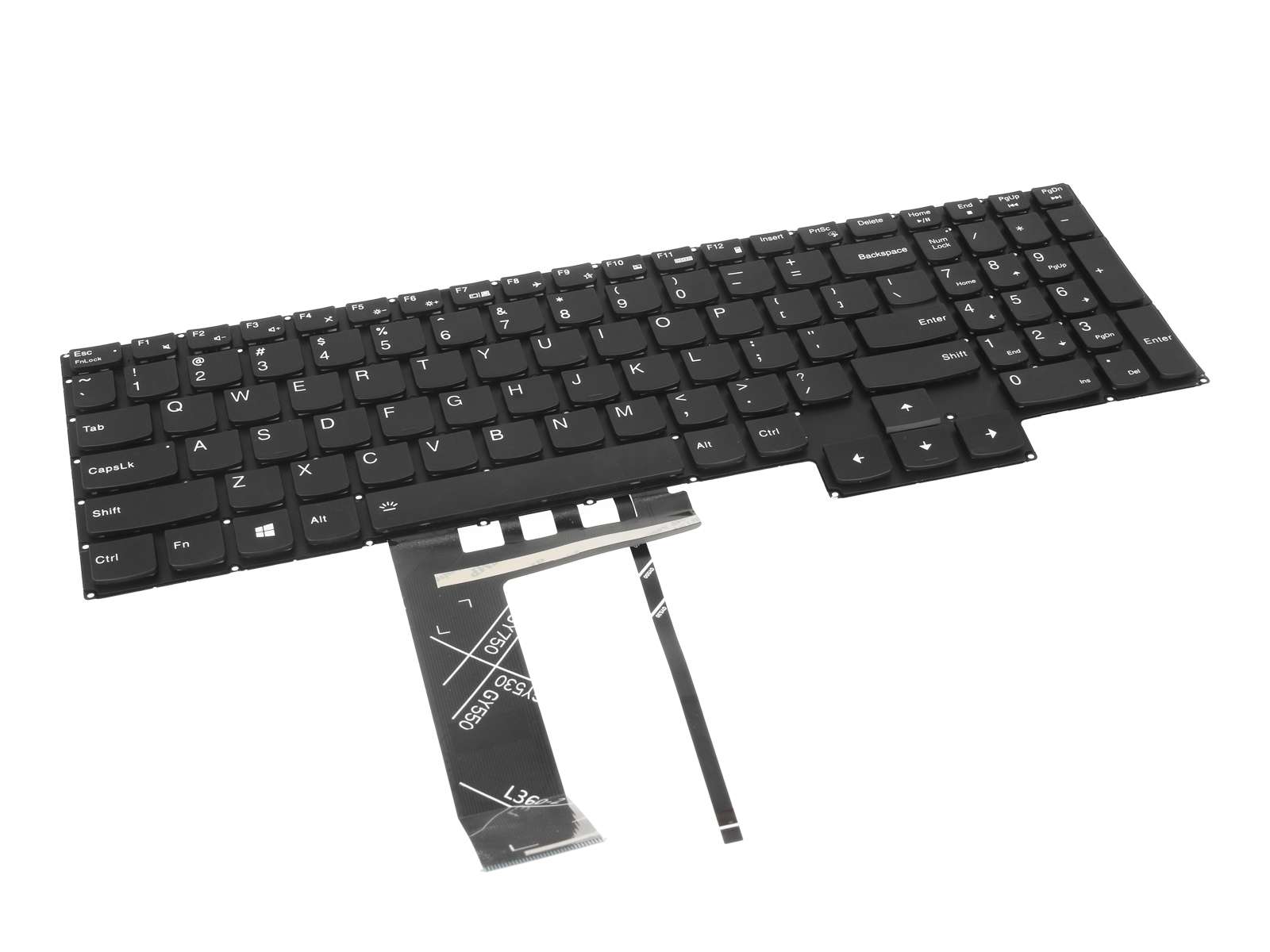 Teclado Portátil Retroiluminado QWERTY US para Lenovo IdeaPad Gaming 3-15IMH05 / Legion 5-15ARH05 - Green Computer