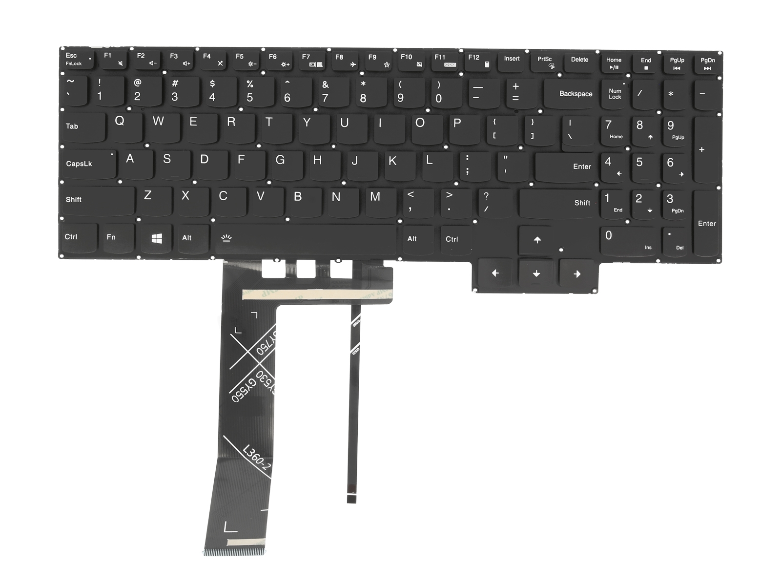 Teclado Portátil Retroiluminado QWERTY US para Lenovo IdeaPad Gaming 3-15IMH05 / Legion 5-15ARH05 - Green Computer - Image 3
