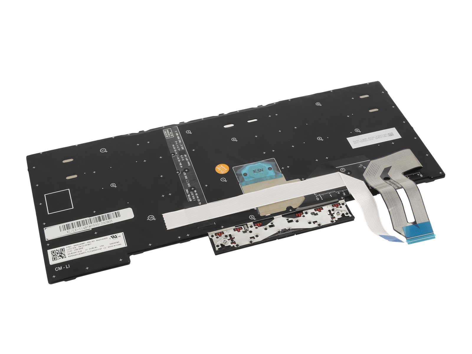 Teclado Retroiluminado com TrackPoint para Portátil Lenovo ThinkPad P14s Gen 1/Gen 2 e T14 Gen 1/Gen 2 - Layout US QWERTY - Image 2