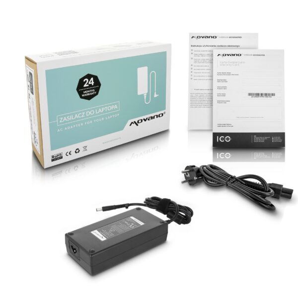 Carregador Movano 19.5V 11.8A (7.4x5.0 mm) 230W para Asus