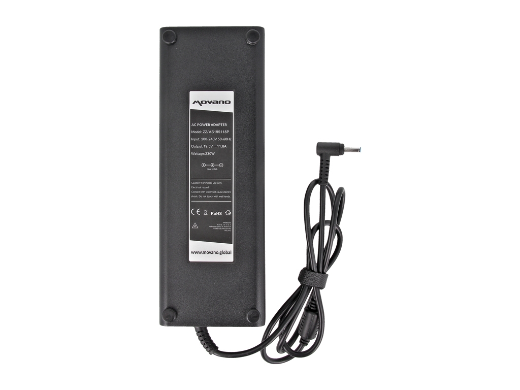 Carregador Movano para Portátil Asus 19.5V 11.8A 230W (Ficha 4.5x3.0mm) - Image 4