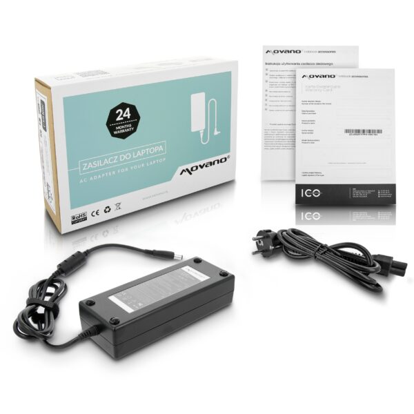 Carregador Movano 19.5V 6.7A (7.4x5.0 mm) 130W para Dell