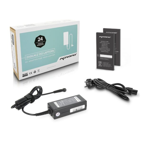 Carregador Movano 12V 2A 24W (3.5x1.35mm) para Portátil Medion Akoya, Jumper EZbook, Kiano e Outros