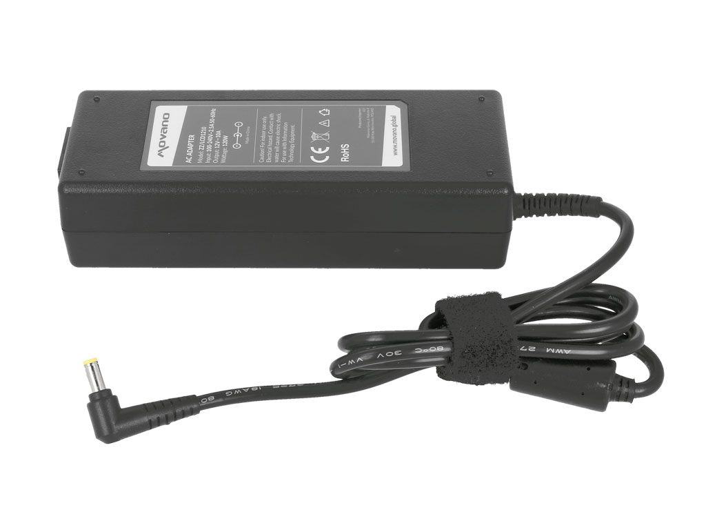 Carregador Movano LCD 12V 10A 120W (5.5x2.5mm) para Portátil - Image 3