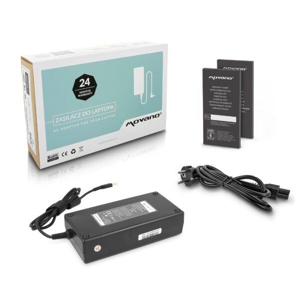 Carregador Movano 20V 8.5A 170W para Portátil Lenovo ThinkPad Legion (Conector Retangular 11.0x4.5)