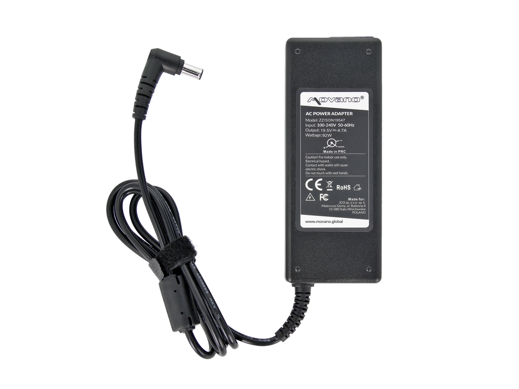 Carregador Movano 90W 19.5V 4.7A (6.5x4.4mm) para Portáteis Sony Vaio e TVs Bravia - Image 4