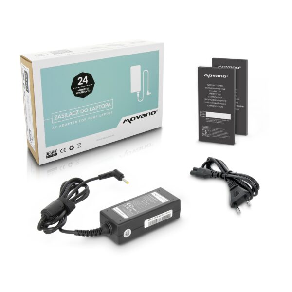 Carregador Movano 19V 2.37A (4.0×1.7) 45W para Toshiba, Chromebook e outros
