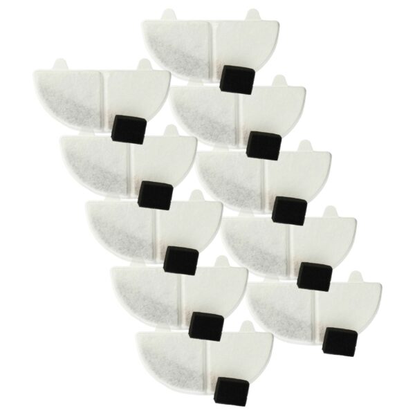 10x Filtros para Fonte de Água HomeRunPet CF2, WF20 - Filtro de Água + Filtro de Bomba