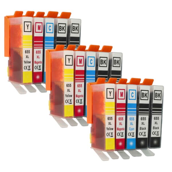 Conjunto de 15x Tinteiros vhbw para HP Advantage 5525 / 6525 / Deskjet 3525 - 262 ml