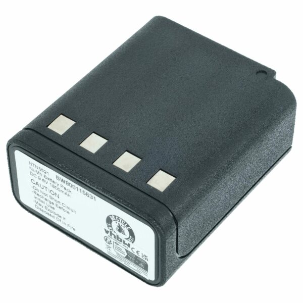 Bateria vhbw para Rádios Bullard BU32H1-A, BNH-5447TIC - 1800 mAh 9.6 V NiMH