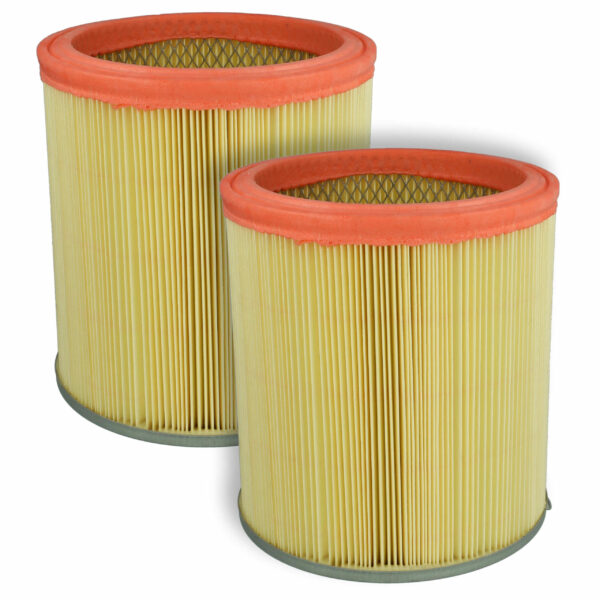Pack de 2 Filtros Redondos vhbw para Rowenta ZR70 e Tefal, Laranja/Amarelo