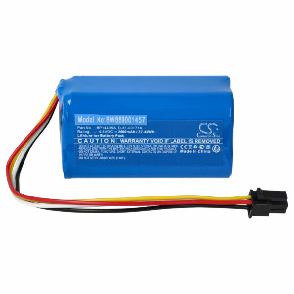 Bateria vhbw compatível com Eureka/Midea BP14435A - 2600mAh, 14.4V, Li-Ion