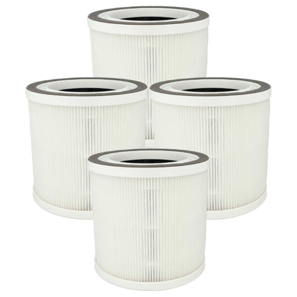 4x Filtros para Purificador TCL Breeva - Pré-filtro + HEPA + Carvão Ativado vhbw
