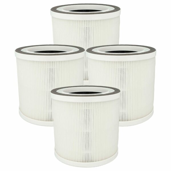 4x Filtros para Purificador TCL Breeva - Pré-filtro + HEPA + Carvão Ativado vhbw