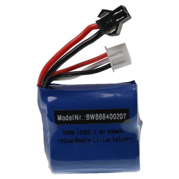 Bateria vhbw 600 mAh 7.4V Li-Ion para Syma e Skytech - SM-2P