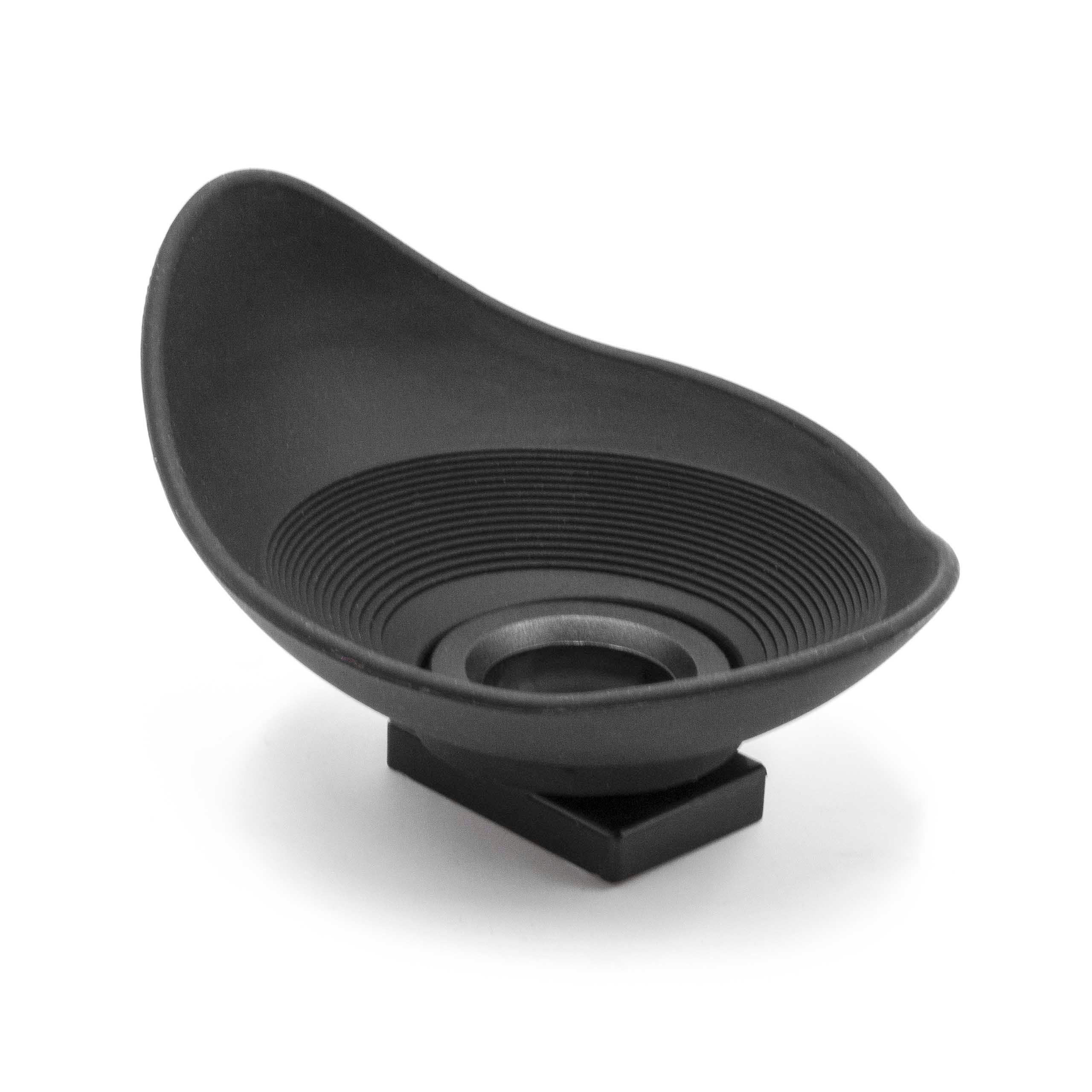Viseira Ocular vhbw 360° Rotativa para Nikon D40, D50, D70, D80, D90, F50 - Preto