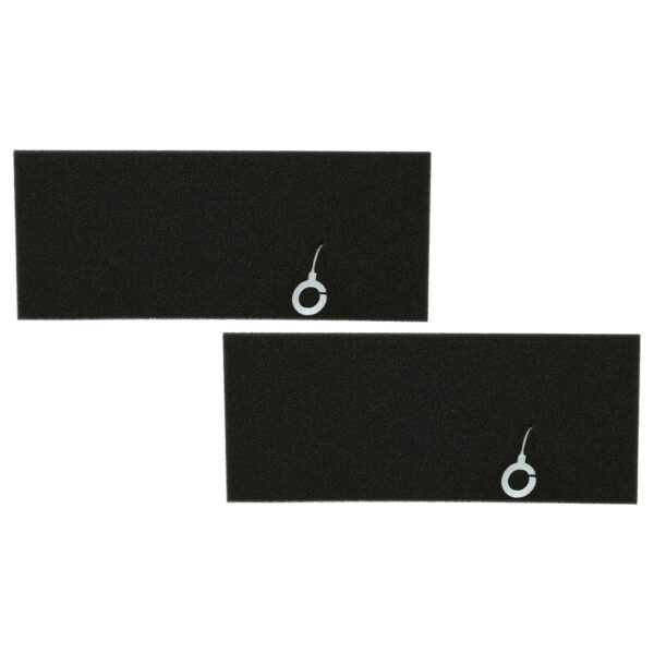 2x Filtros de Espuma vhbw para Aspiradores Bosch e Siemens - Substituem 4242001238839, 17000301