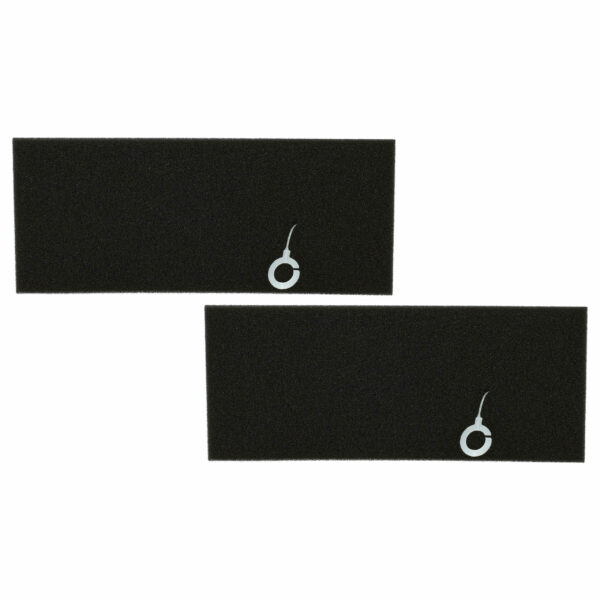 2x Filtros de Espuma vhbw para Aspiradores Bosch e Siemens - Substituem 4242001238839, 17000301