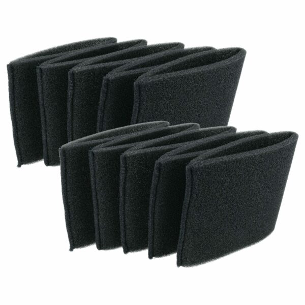 10x Filtros de Espuma vhbw para Aspirador Einhell - Substitui Acessório 2351132