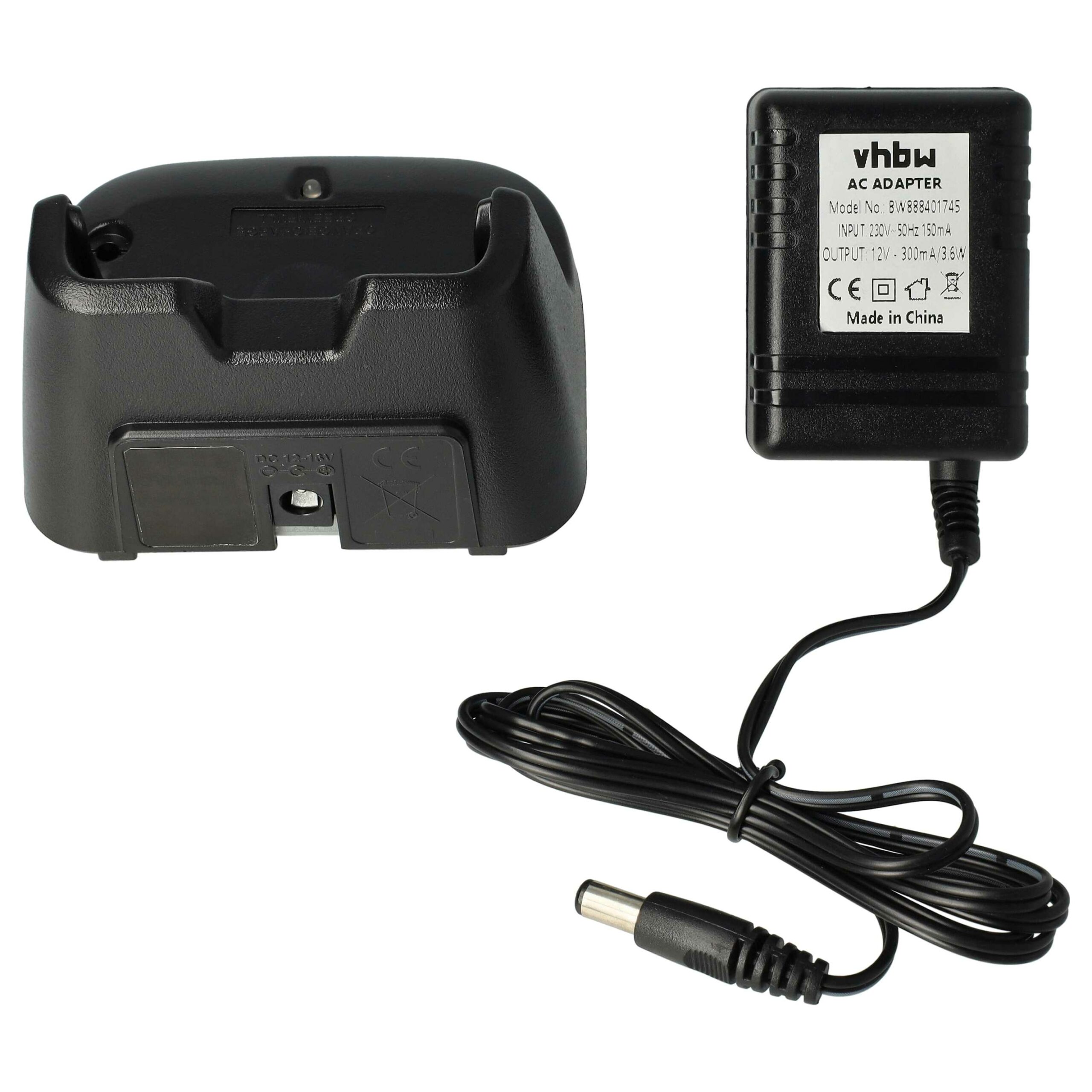 Carregador + Adaptador de Rede vhbw para Icom IC-F3001, 12V, 0,3A - Image 2