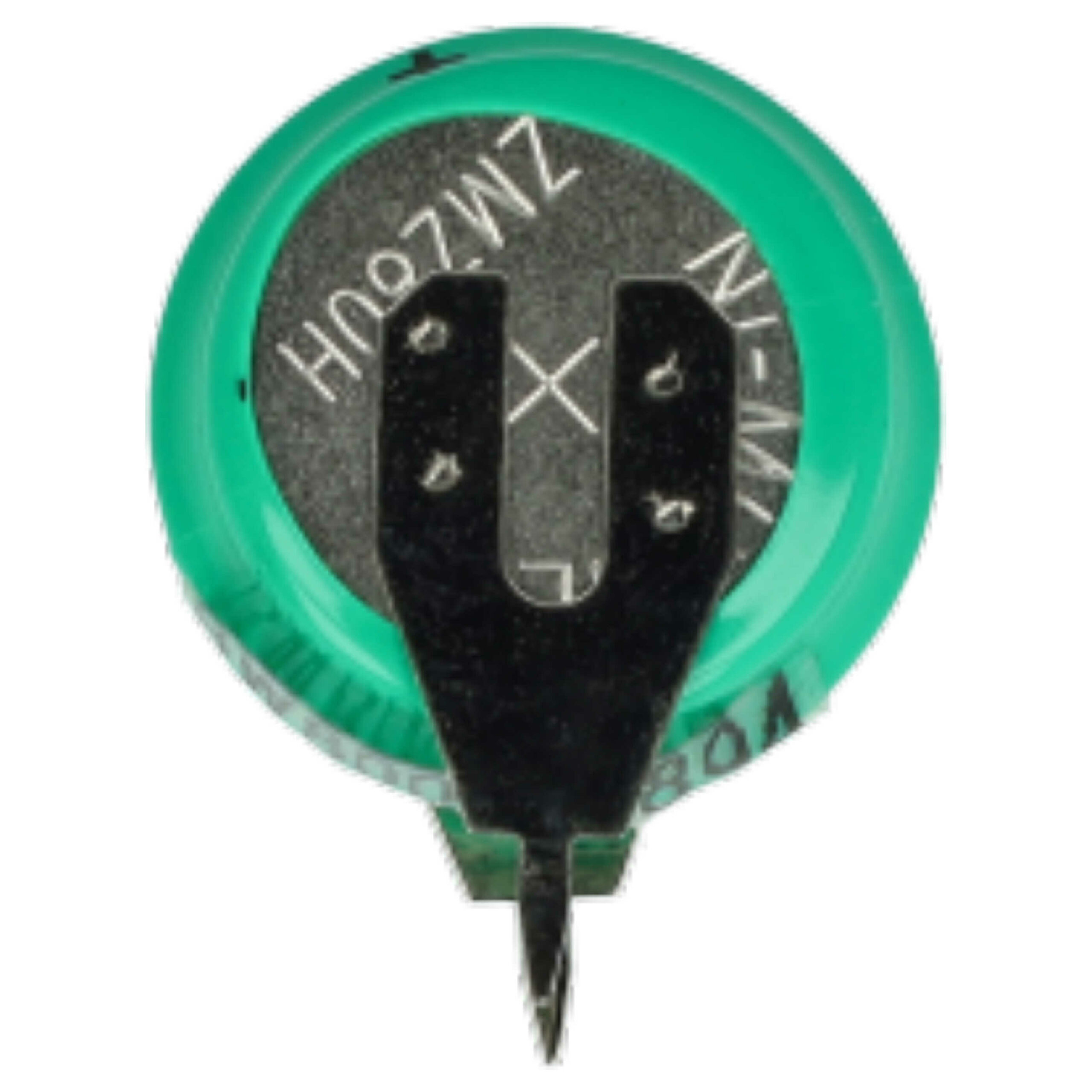 Bateria Recarregável tipo Moeda 1/V80H 1.2V NiMH 80 mAh com 2 Pinos - Pack de 5 unidades vhbw - Image 3