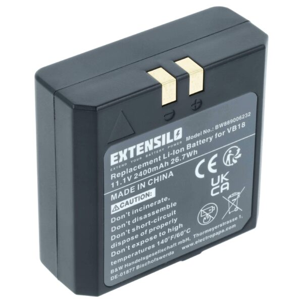 Bateria EXTENSILO para Flash Godox / Flashpoint (2400 mAh, 11.1 V)