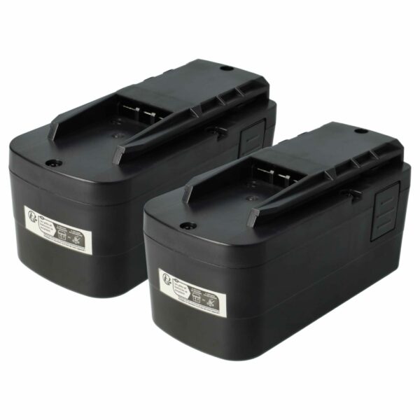 2x Bateria vhbw compatível com Festo Festool 398338, 497019, 493348, 498336 - 2000 mAh, 12 V, NiMH