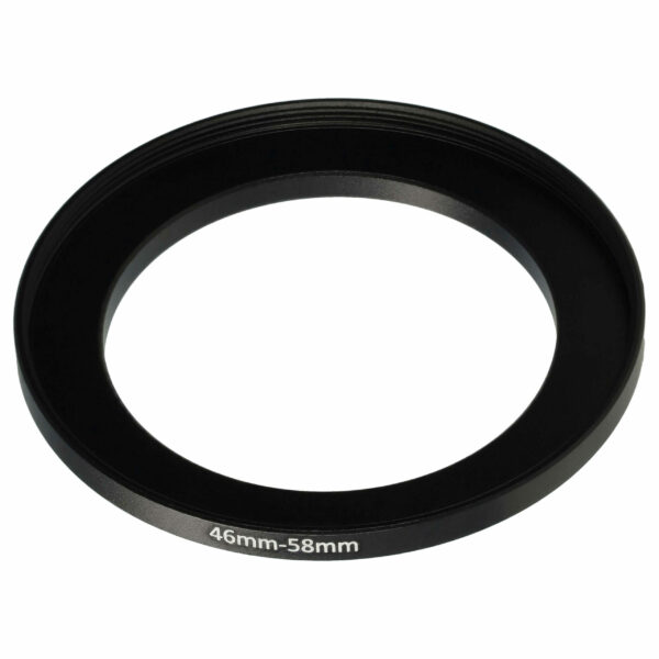 Anel Adaptador Step-Up 46 mm para 58 mm para Objetivas de Câmaras Fotográficas