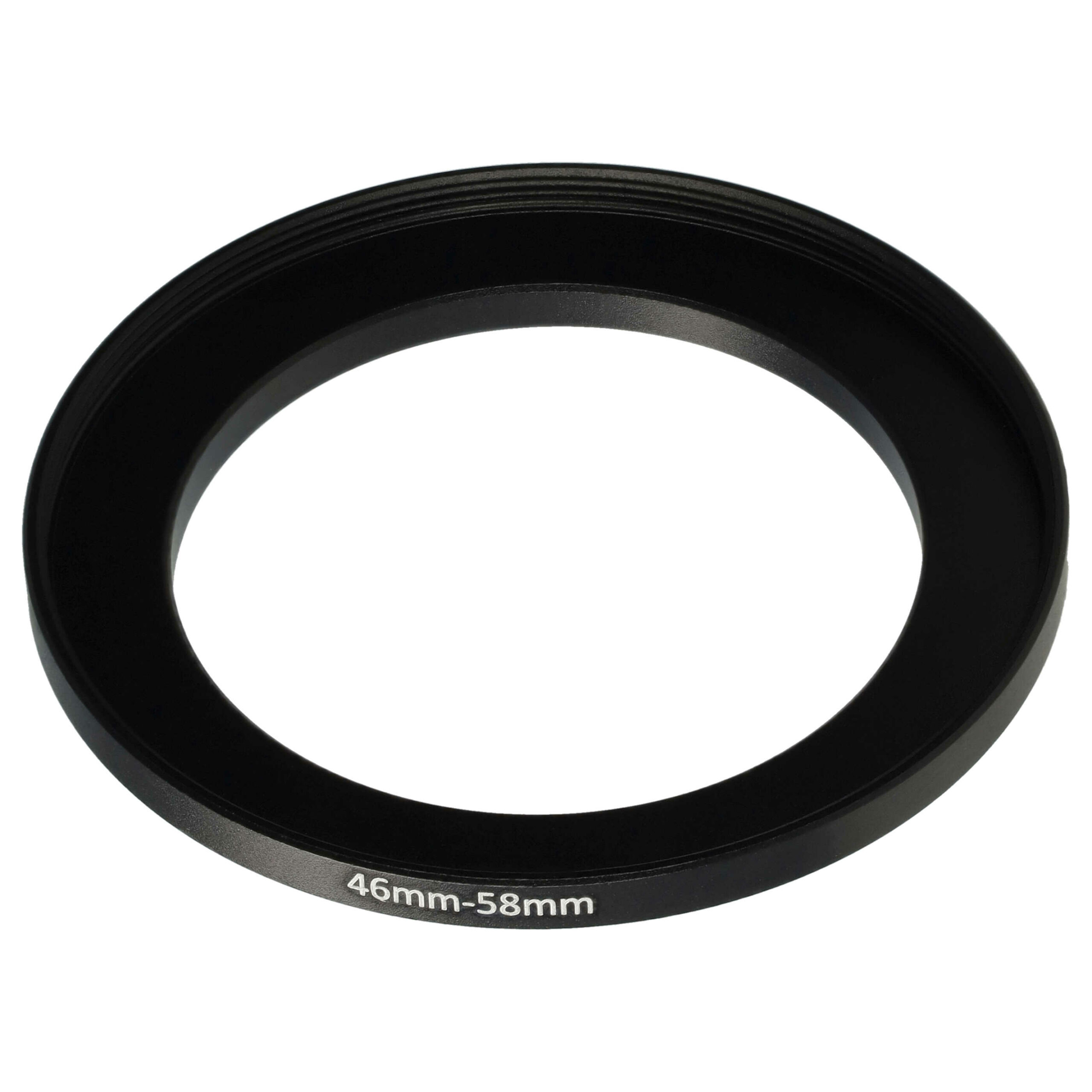 Anel Adaptador Step-Up 46 mm para 58 mm para Objetivas de Câmaras Fotográficas