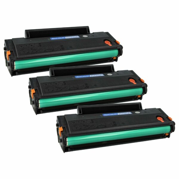 Pack 3x Toner vhbw compatível Pantum PA-210 - Preto