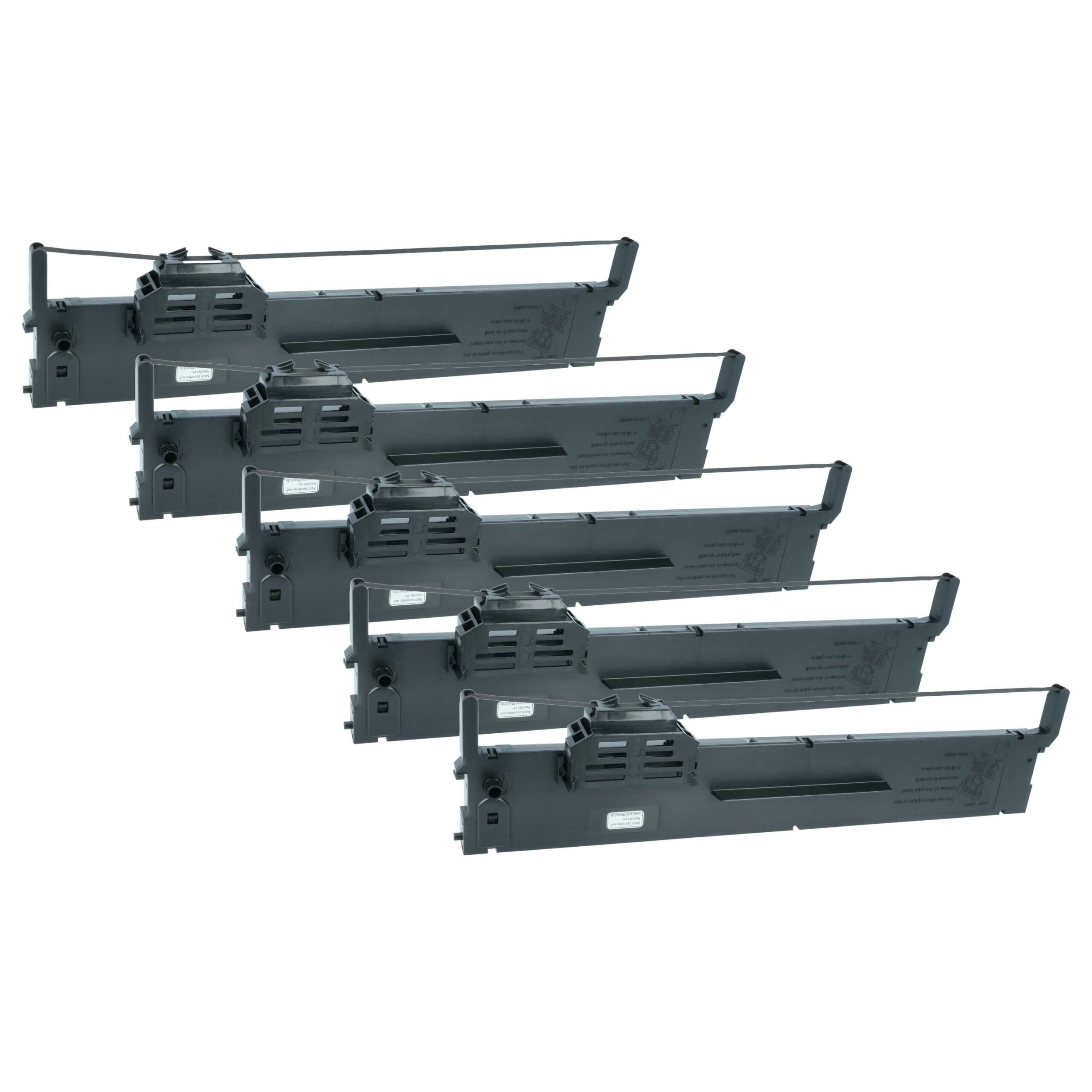 Fita de Tinta Compatível com Epson C13S015339 para Impressoras Matriciais - 5 Unidades