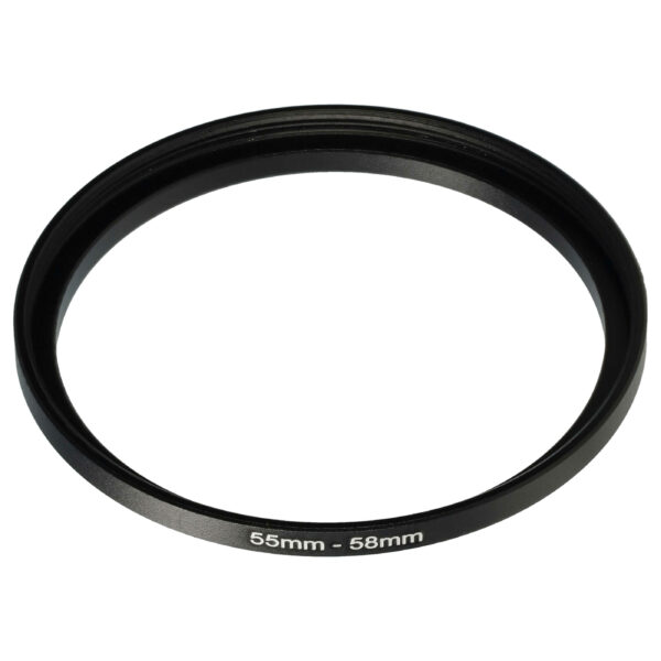 Adaptador de Passo 55mm para 58mm vhbw - Anel Conversor para Objetivas